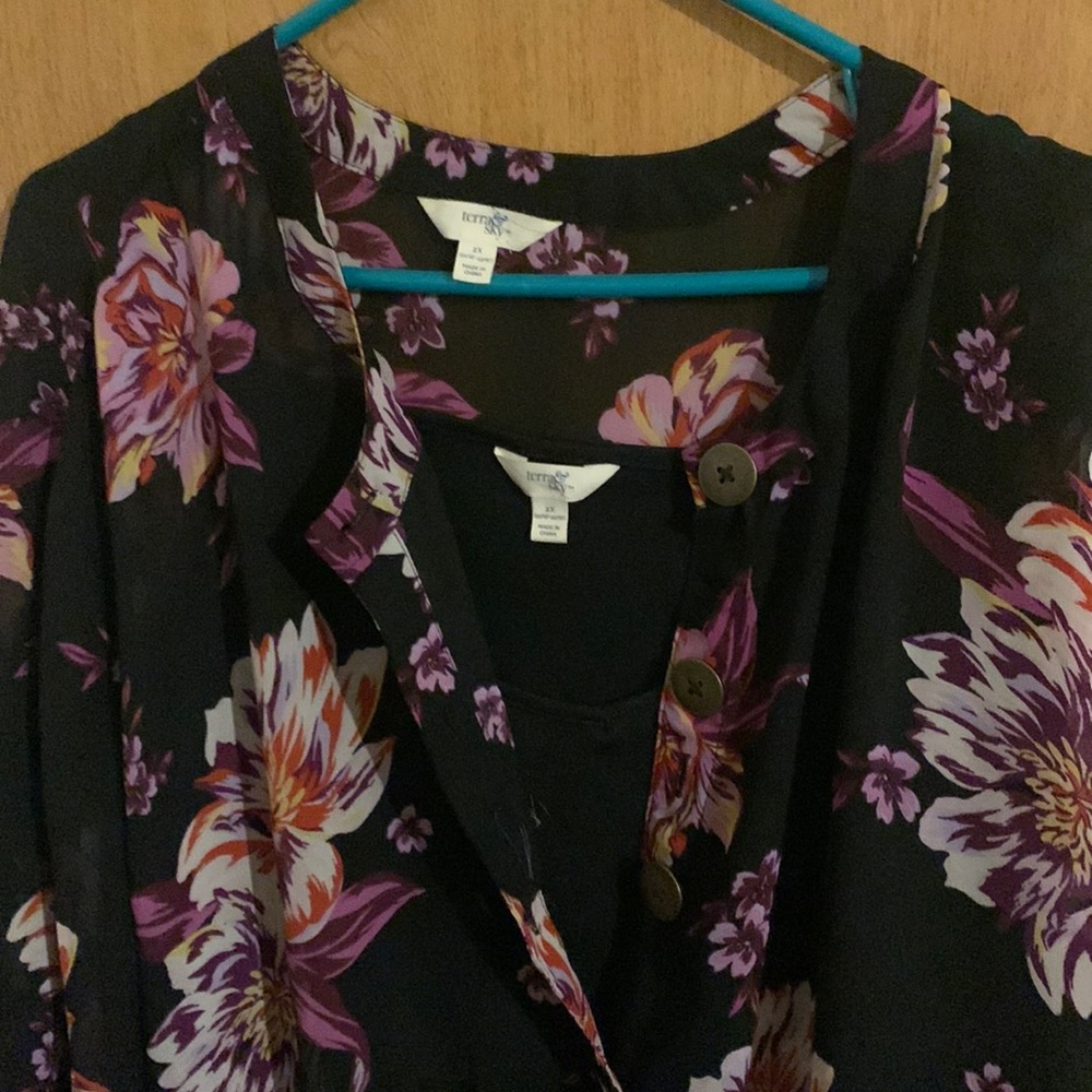 2 piece women dress shirt